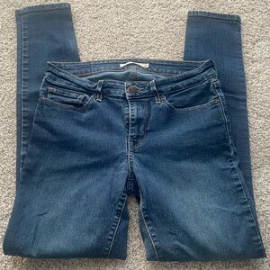 Levi's Classic Blue 711 Skinny Jeans